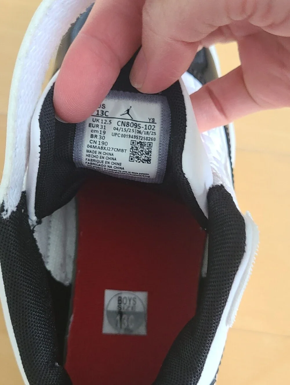 Nike Air Jordan Max Aura 2 PS | White Black Red | Size 13C